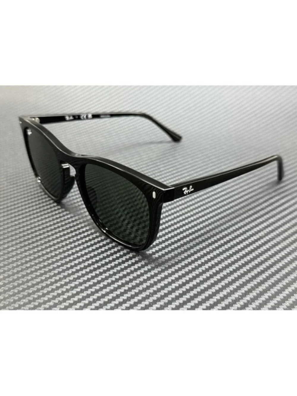 New Ray-Ban Men Black Sunglasses 53-21-145